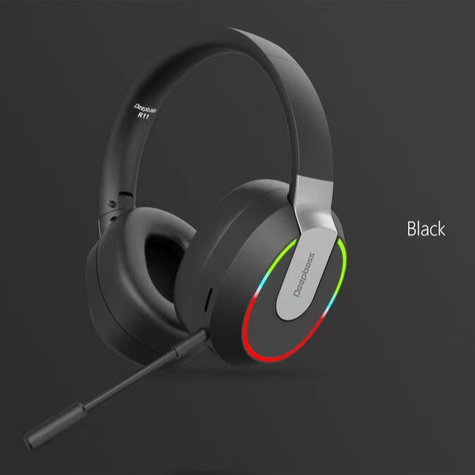 Cross-Border Wireless Gaming Bluetooth Headset, Low-Latency, Heavy Bass, R115.1 E-Sports 5.1, Ultra-Long Battery Life Cross-Border Wireless Gaming Bluetooth Headset, Low-Latency, Heavy Bass, R115.1 E-Sports 5.1, Ultra-Long Battery Life