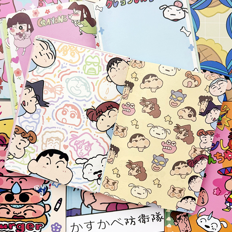 クレヨンしんちゃんシリーズA5ノート 日本漫画風手帳 アニメ日記帳 カラーページノート|undefined