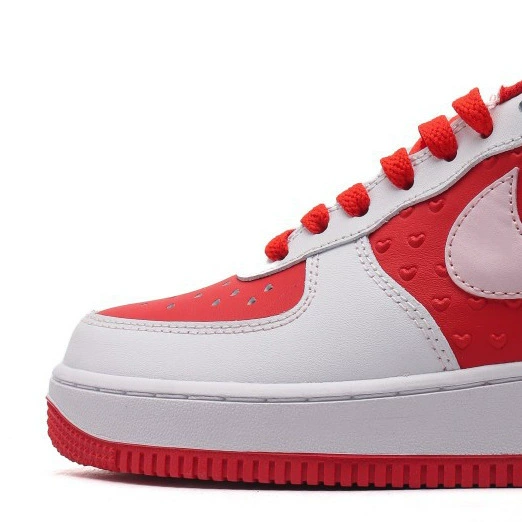 Кеды (Nike Air Force 1) низкие, дизайн ко Дню святого Валентина, повседневные