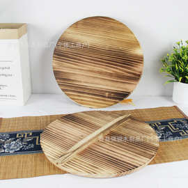 现货家用锅盖炒锅盖老式手工传统工艺木制水缸木盖