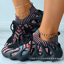 LZT4295�¿�Ůʿ�˶�ЬŮ͸����׻�ɫ��֯��צ��Ҭ��ЬŮ