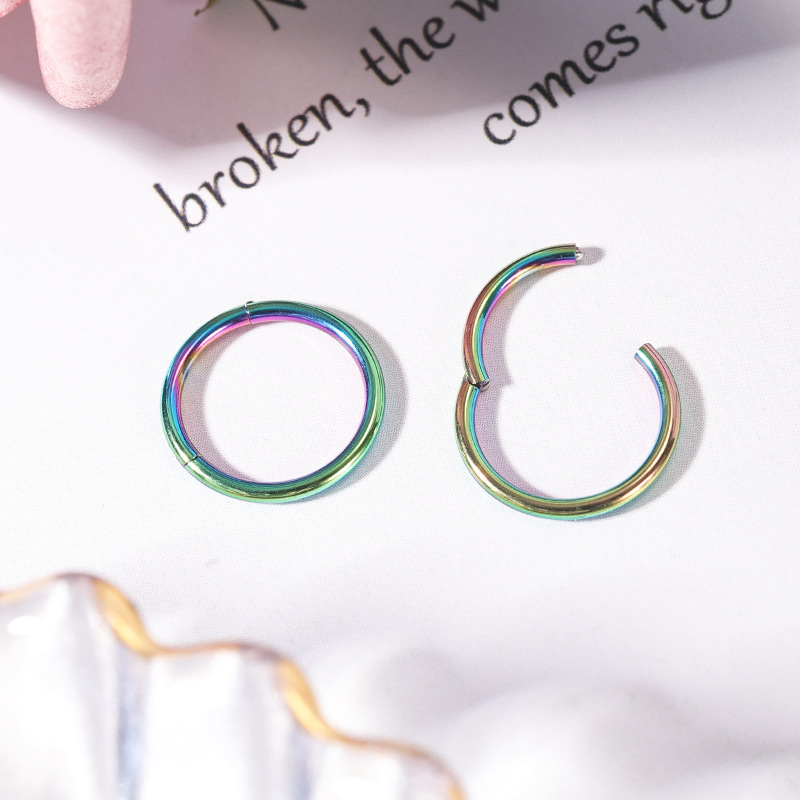 Labret piercing jewelry detail image