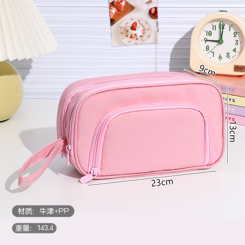 Bolsas de bolsillo de gran capacidad bolsas de papelería de tipo extraíble bolsas de escritura estudiantes clasificadas bolsas de viaje bolsa bolsa de almacenamiento bolsa