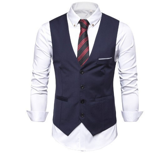 Suit vest men's suit vest men's slim casual business thin backless garment large size work clothing formal jacket