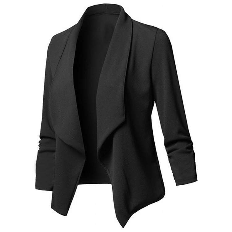 Blazer versatile taglio slim maniche lunghe con colletto_voghion.com