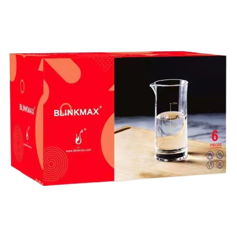 Lizun Liquor Glass Wine Dispencer suit with Gold Scale Two-two Small Wine Pot Glass Household High-end Hotel Bullet Cup