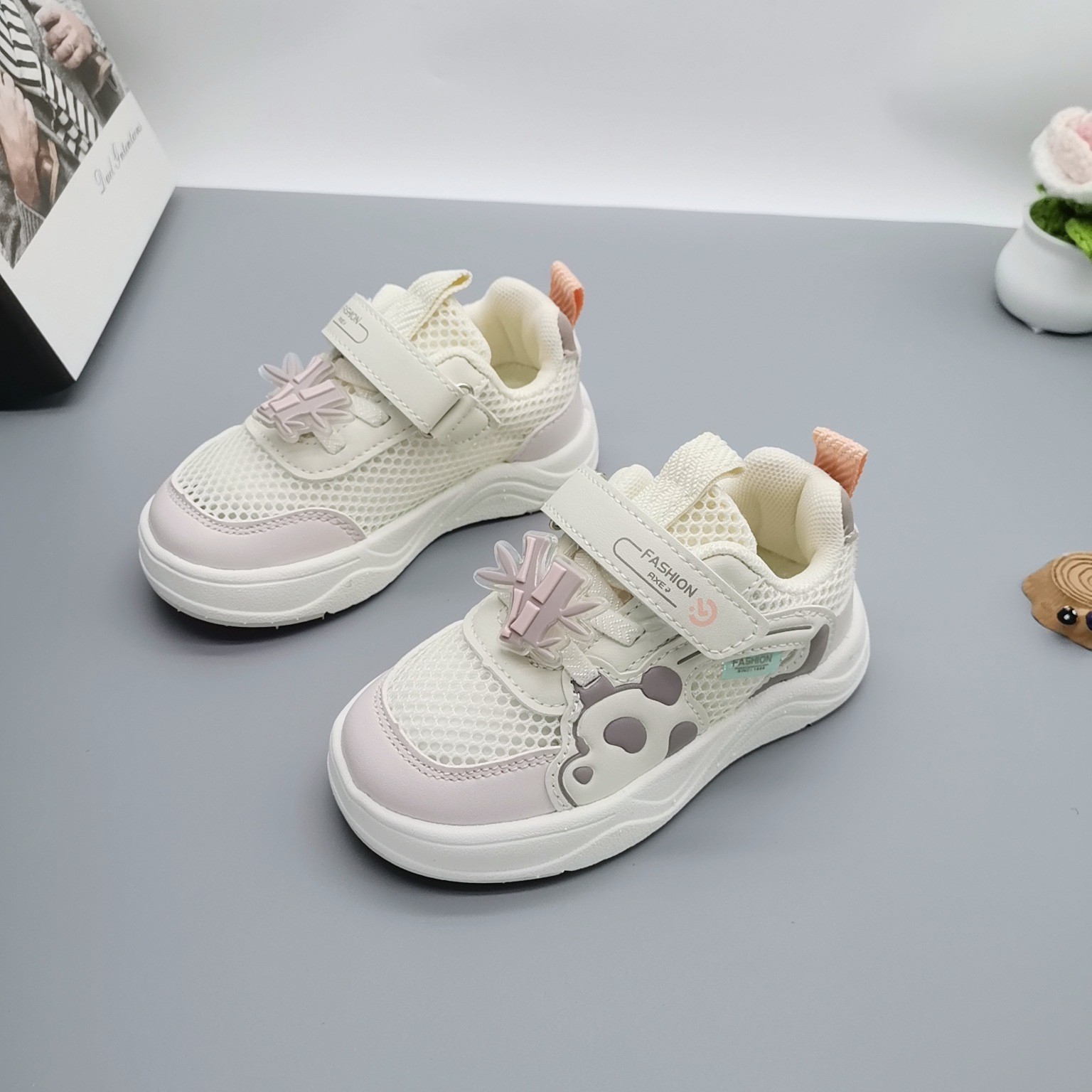 Calzado deportivo para hombre 2025 primavera transparente nuevos zapatos para niños, niños pequeños y medianos, zapatos de papá, zapatos deportivos para niños