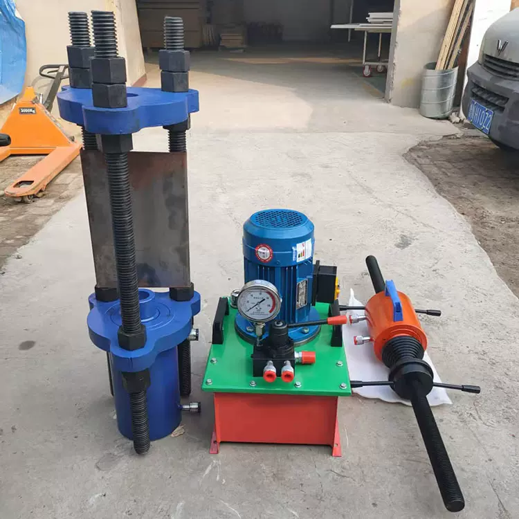 履带销拆装工具 工程车履带拆装压链机 小型液压履带轨链拆装机厂