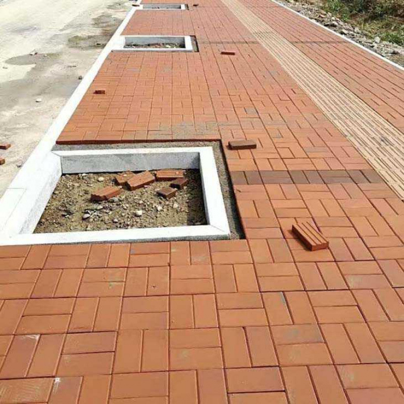 实心铺地烧结砖彩地水泥铺陶土砖人行道烧结砖室外户外砖厂家直销