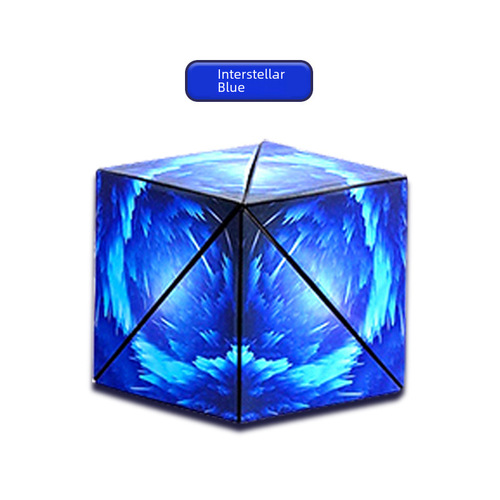 Cross-border ever-changing infinite 3D geometric magnetic puzzle intelligence development brain-training stress-relief children's toy