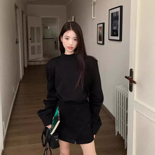 早秋装搭配一整套2025新款小香赫本风内搭套装连衣裙子女秋冬高级