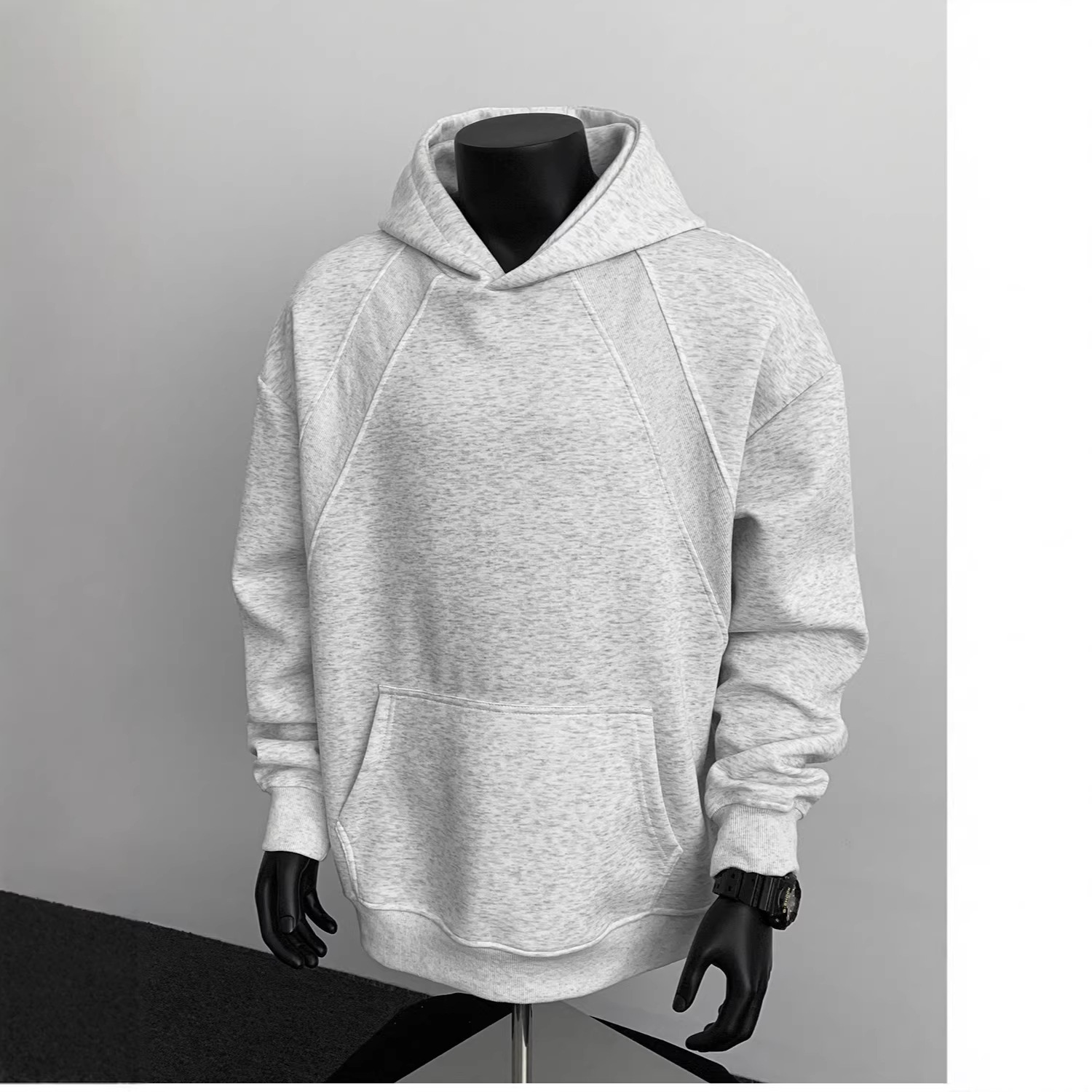 Sweat à capuche Cleanfit pour homme, tendance et haut de gamme, idéal pour l'automne. Nouveauté en vente à l'étranger._voghion.com