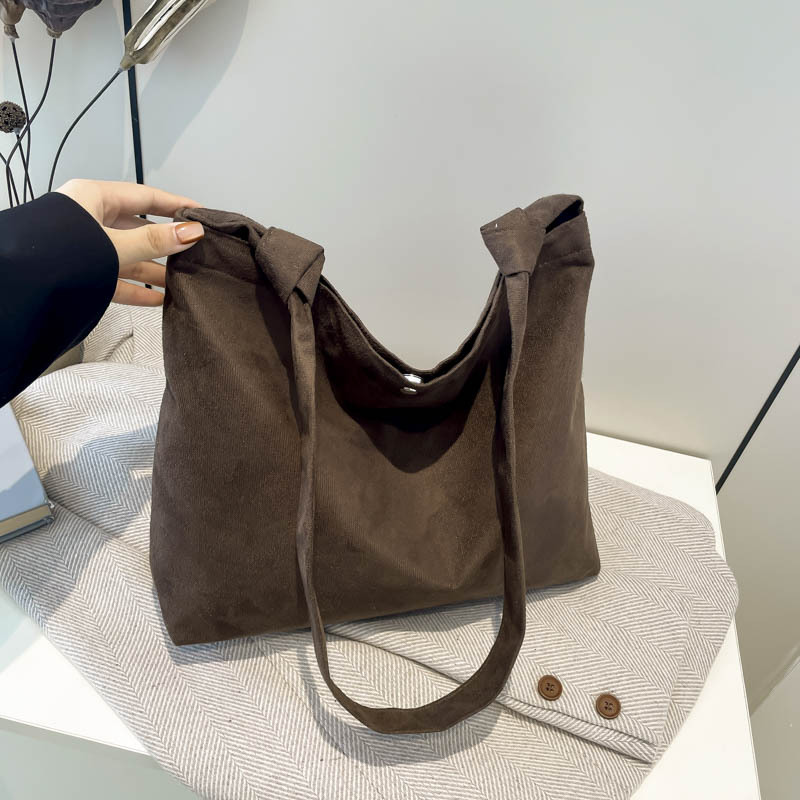 Damas retro viaje de vello mochila de hombro 2024, otoño y invierno nuevo estilo versátil bolso de mano casual