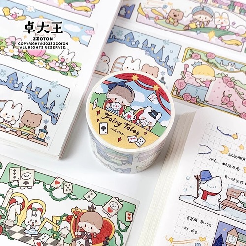 Zhuo King Tape A Zhuo tone full set of tape A Zhuo family original handbook cartoon sticker material tape