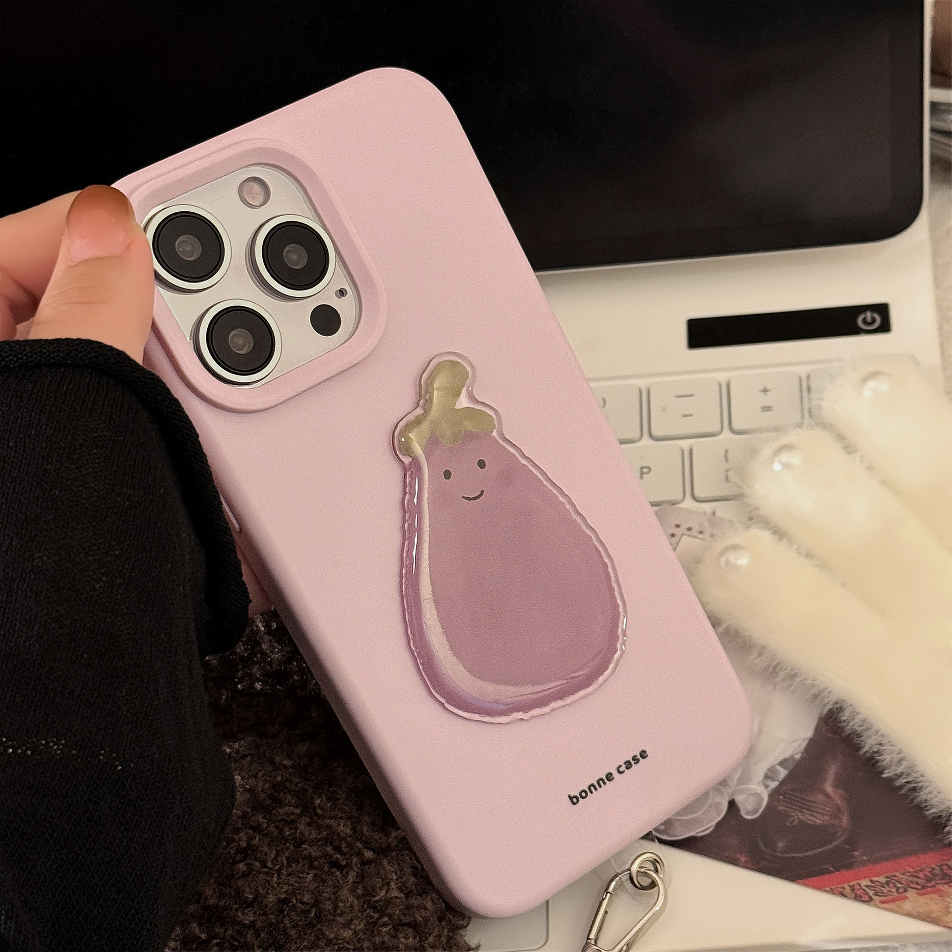 Tpu Eggplant Cute Phone Cases Phone Accessories display picture 10