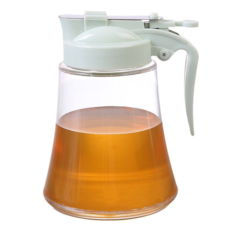 Oil Jug Automatic Opening And Closing Household Glass Leak-proof Non-hanging Oil Kitchen Seasonings Bottle Mini Capacity Oil Bottle Vinegar Soy Sauce Bottle