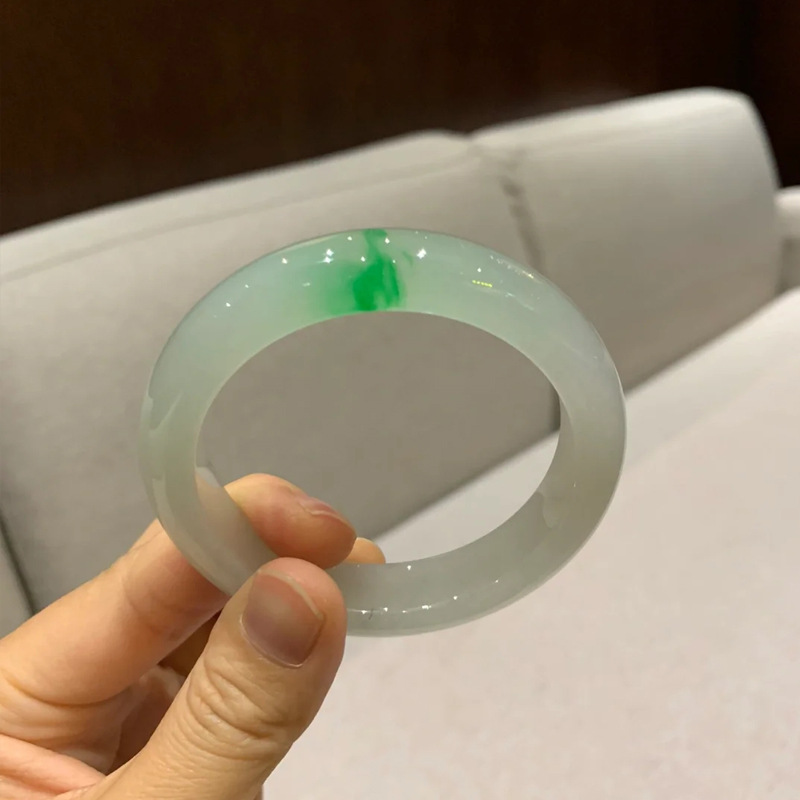 Natural Burmese Type A Jadeite Bracelet Jade Bangle_voghion.com