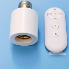 無線リモコンランプE27ネジソケット家庭用シャンデリアランプソケットソケット寝室リモコンスイッチ