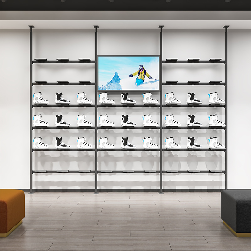 Tienda de zapatos deportivos al aire libre estante de zapatos estante de exhibición tienda de ropa estante de exhibición Zhongdao estante de zapatos estante de tienda de ropa profesional de hombre