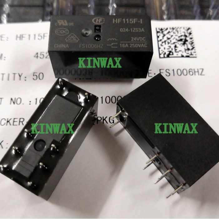 HF115F-TH/060-1H3  继电器6脚一组常开16A