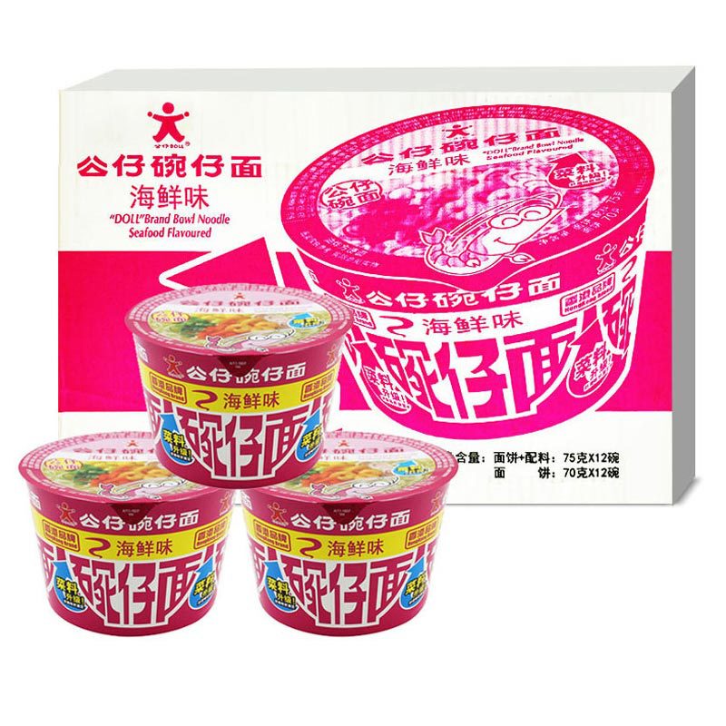 香港人形麺 大鉢麺 鉢麺 即席麺 インスタントラーメン ネットセレブ 即席麺コンビネーション 鉢麺 フルボックスミックス|undefined