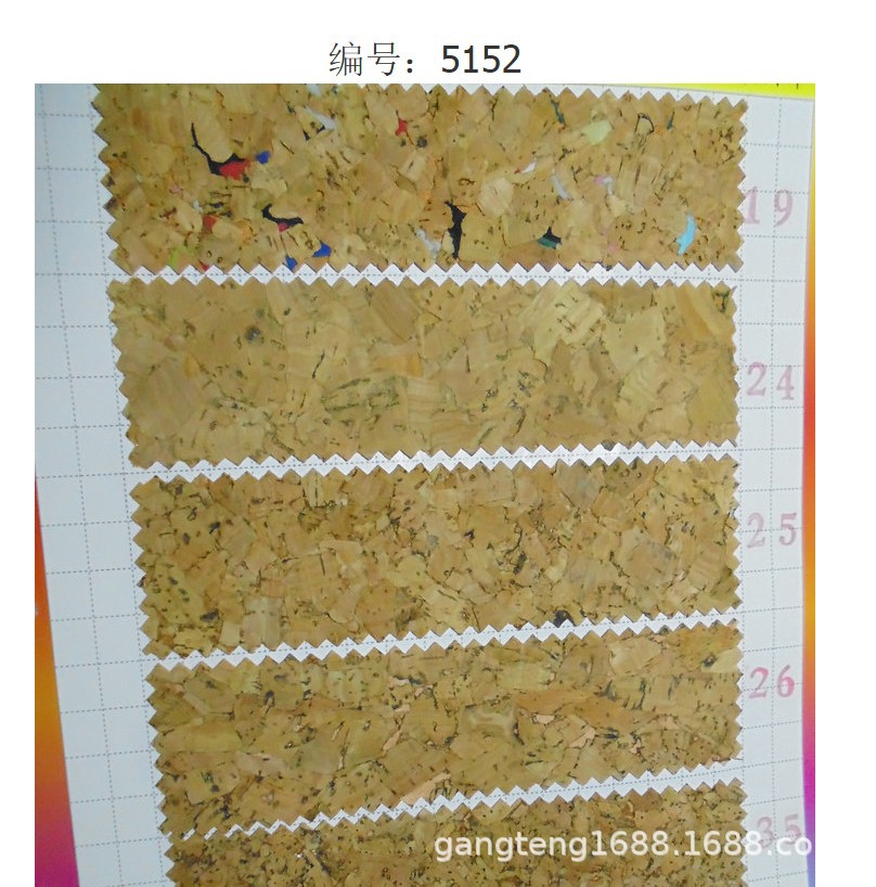 自然大碎花软木革 天然软木皮 木形文具盒 手袋真软木 帽带5152