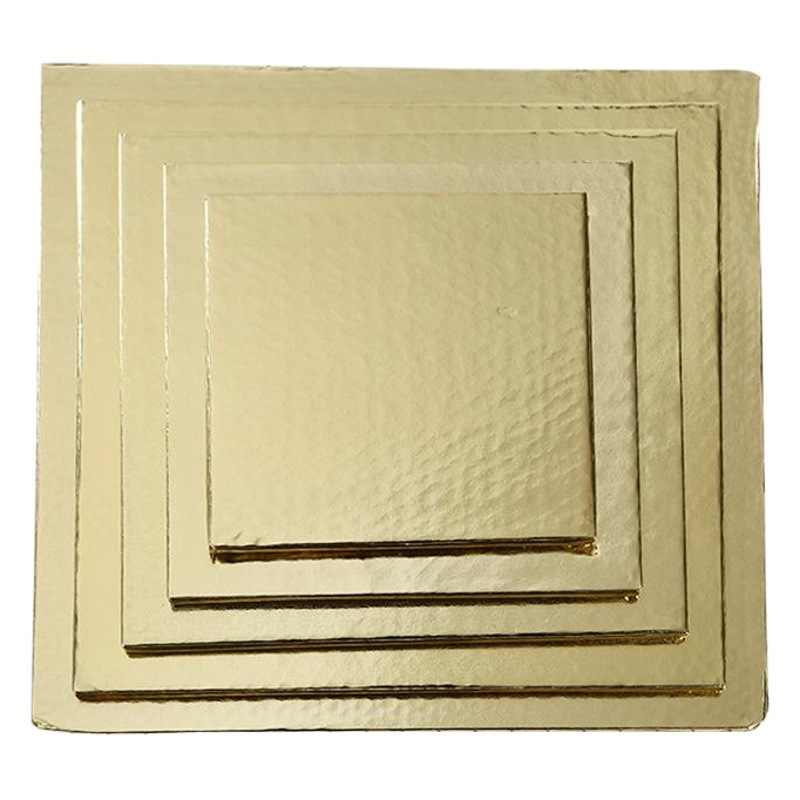 Fábrica al por mayor en stock desechable cuadrado panal papel pastel de papel placa de pastel vajilla