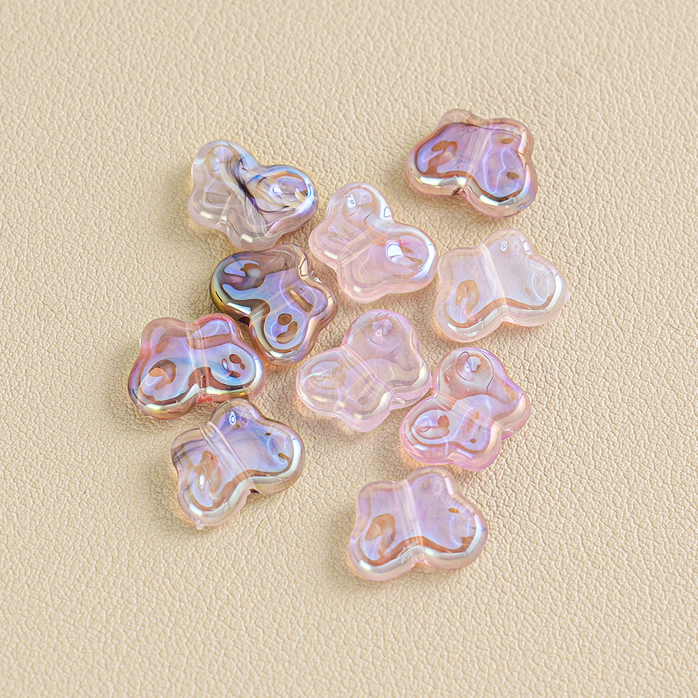 Cuentas de Mariposa Transparentes Heidi Cloud Mist, Cadena para Teléfono, Cuentas Sueltas para DIY, Pulsera de Cristal, Accesorios Pequeños al por Mayor image 11