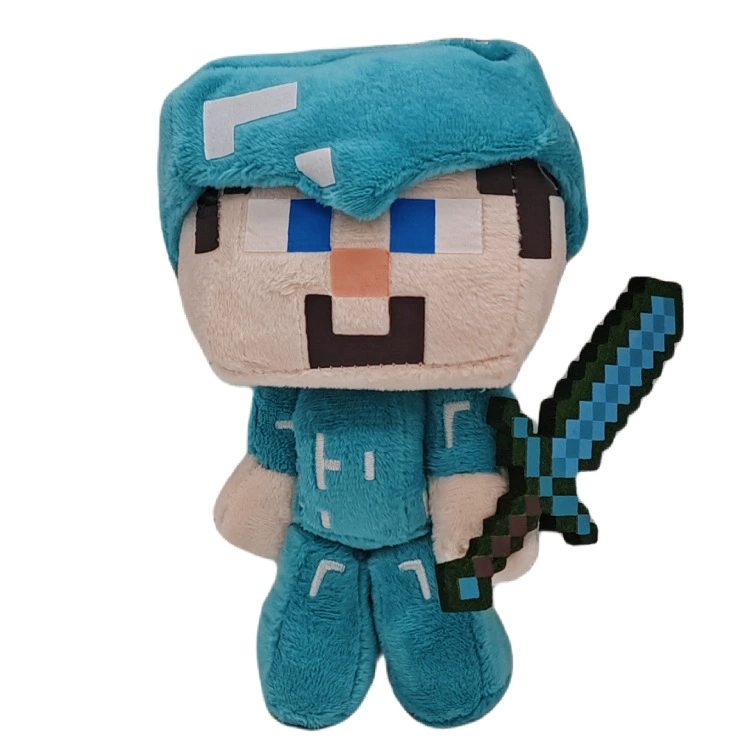 Плюшевые игрушки (Minecraft) персонажи, мягкая хлопковая набивка, множество размеров 12–55 см