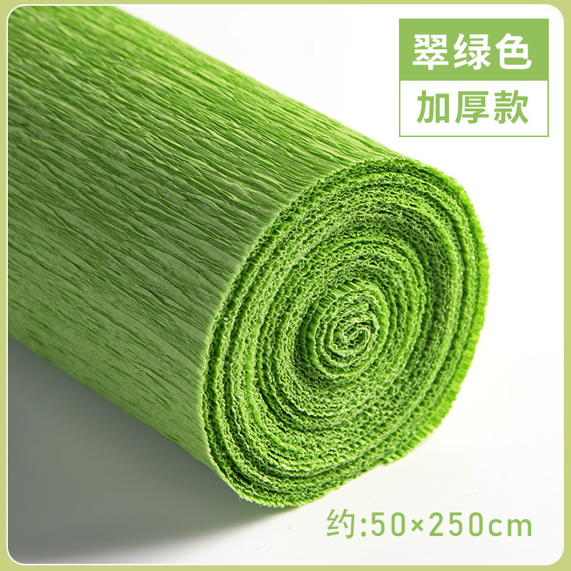 厚い色のしわの紙の手作りの花のDIYの製作材料の巻きのしわの紙の手作りのバラのしわの紙|undefined