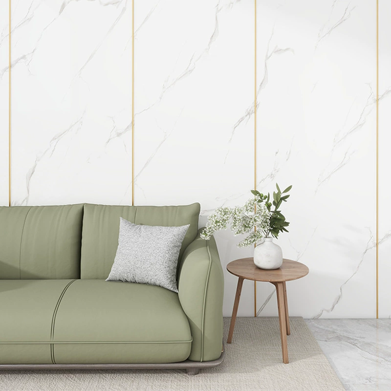 Marble self-adhesive wallpapers on wall, sticker