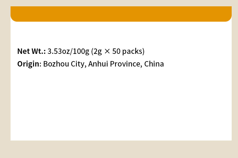 Turmeric Ginger Cinnamon Tea Bags Jiang Huang Sheng Jiang Rou Gui 2g x 50 Cold Brew Herbal Tea key features