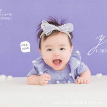 22针织满月百天主题儿童婴儿宝宝新生儿拍照影楼写真摄影服装道具