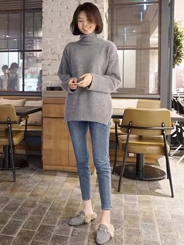 Women's High-Waisted Skinny Jeans Spring and Autumn New Elastic Tight Slimming Tall Winter Fleece Long Pants