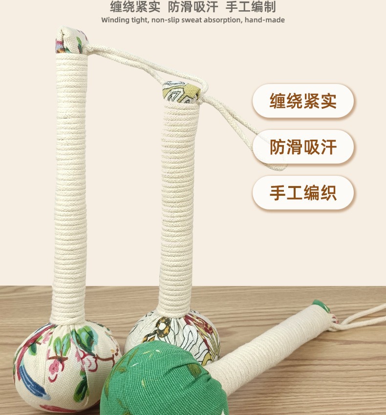 DIY Mugwort Hammer Massage Kit 31cm Handmade Herbal Tapping Tool for Body Relaxation specifications