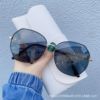 Brand sunglasses, glasses solar-powered, fashionable sun protection cream, 2022 collection, Korean style, UF-protection, internet celebrity