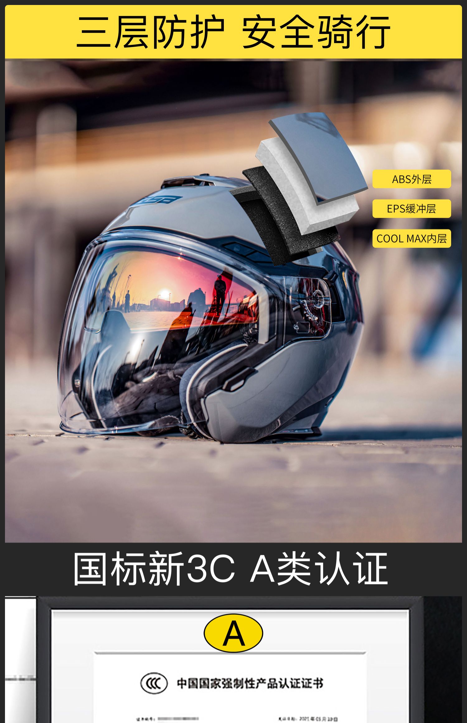 Motorcycle Retro Half Helmet Sunscreen