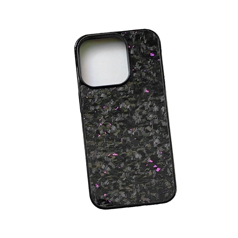 Suitable For IPhone 16 14 17 15 Pro Max Carbon Fiber Forged Texture Phone Case_voghion.com