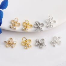 14K����ɫ�䆺����Y������� diy������Ʒ������С���