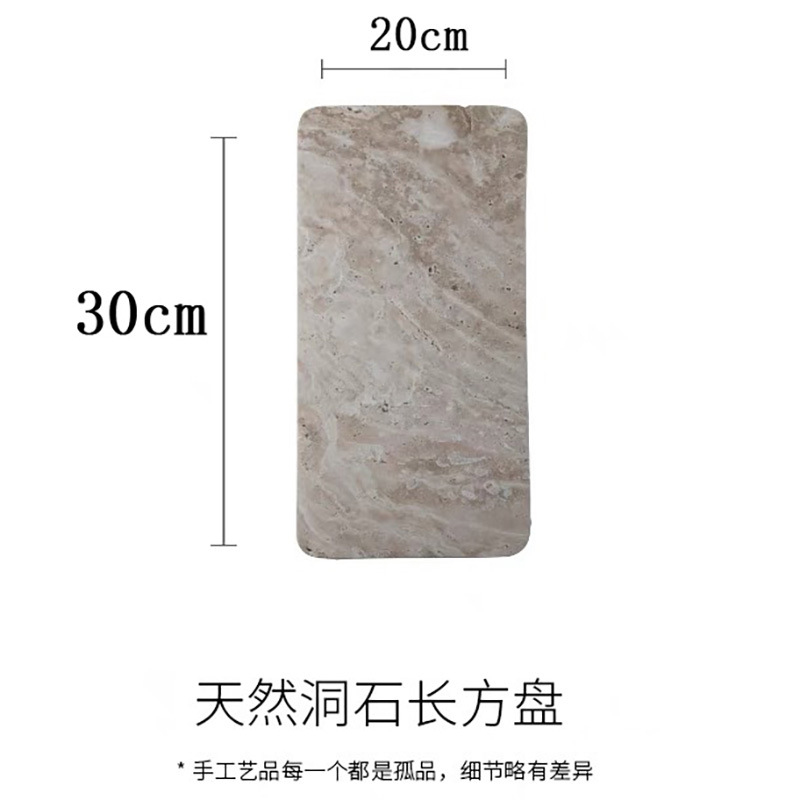 Nórdico ins estilo mármol natural bandeja hogar Mesa almacenamiento bandeja de almacenamiento de alimentos rectangular bandeja de almacenamiento de baño