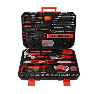 E-commerce in stock household hardware and electric combination tools suit 112-piece manual tool set