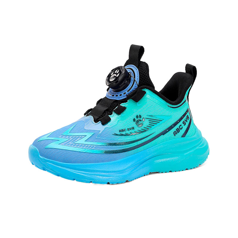 Calzado deportivo para niños, malla, transpirable, nuevos zapatos para correr con botones para niños, zapatos para correr ligeros y resistentes al desgaste de primavera y otoño para estudiantes