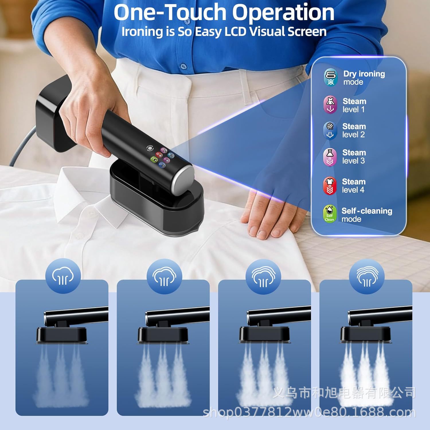 Handheld Garment Steamer Iron Household Compact Large Steam Iron 2025 New Model Portable Clothes Pressing Tool