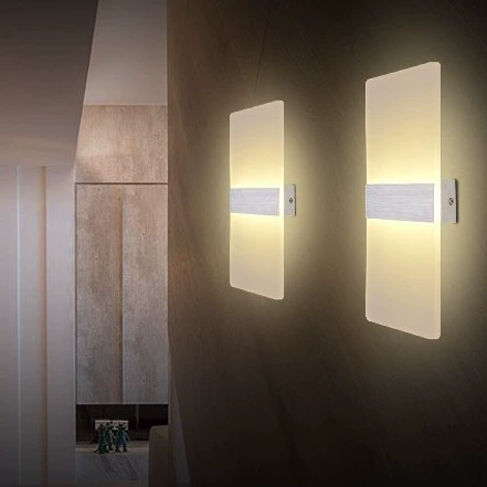 LED lantern for bed, acrylic sconce for hotel, modern lights, wholesale
