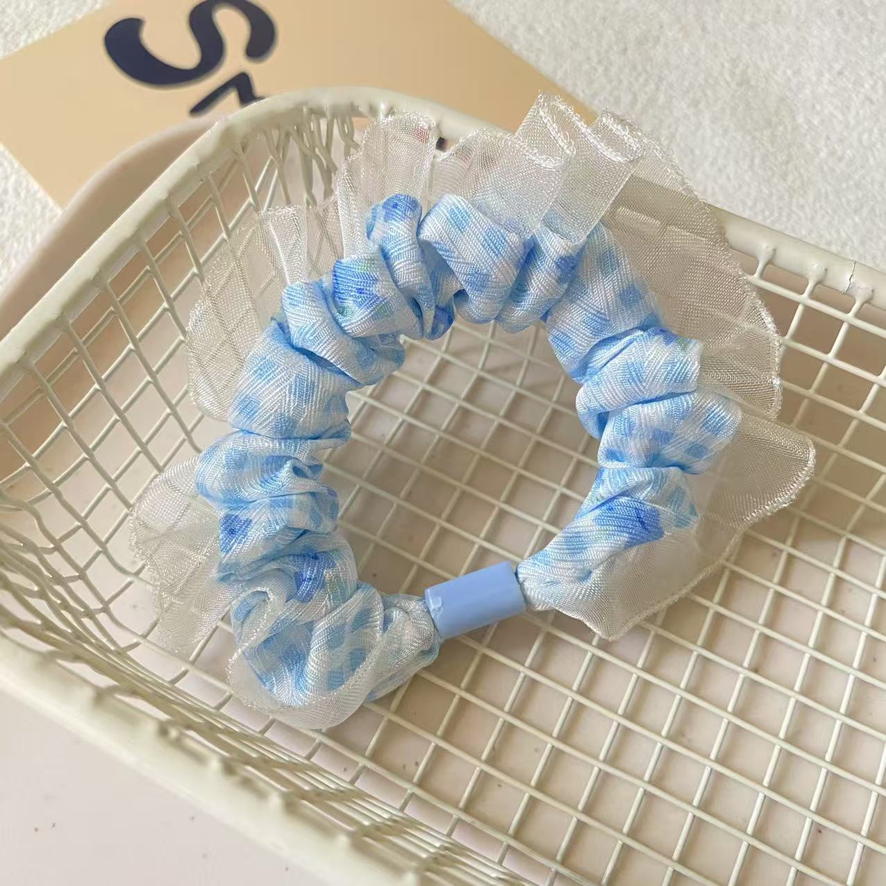 파란색