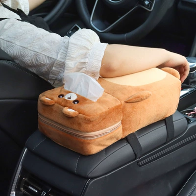 Creative car tissue box Car tissue box/set - cute-bear-multi-function-tissue-box