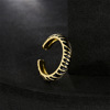 Fashionable one size ring, copper accessory, suitable for import, European style