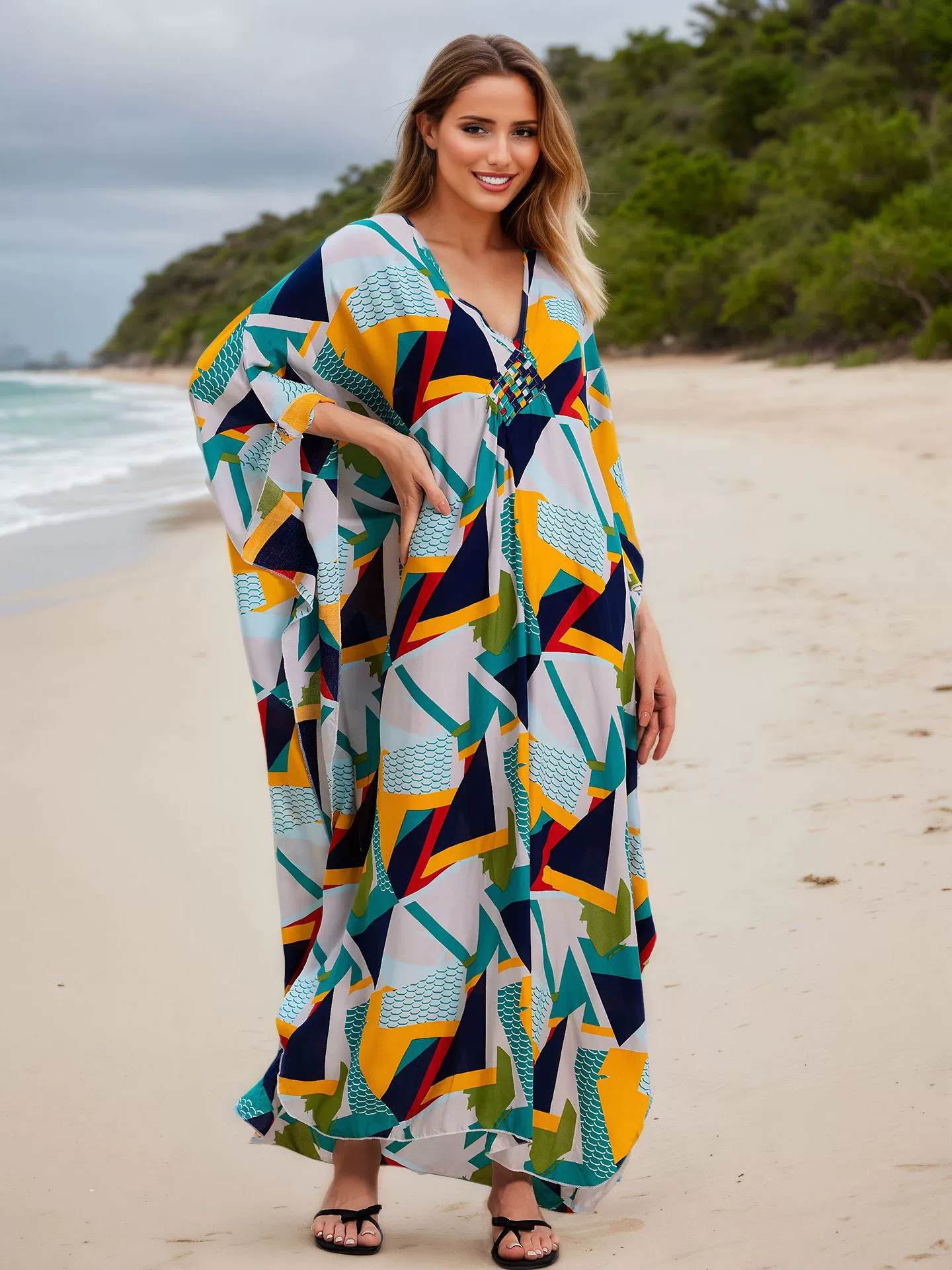 Плетёная пляжная рубашка, оверсайз, Amazon