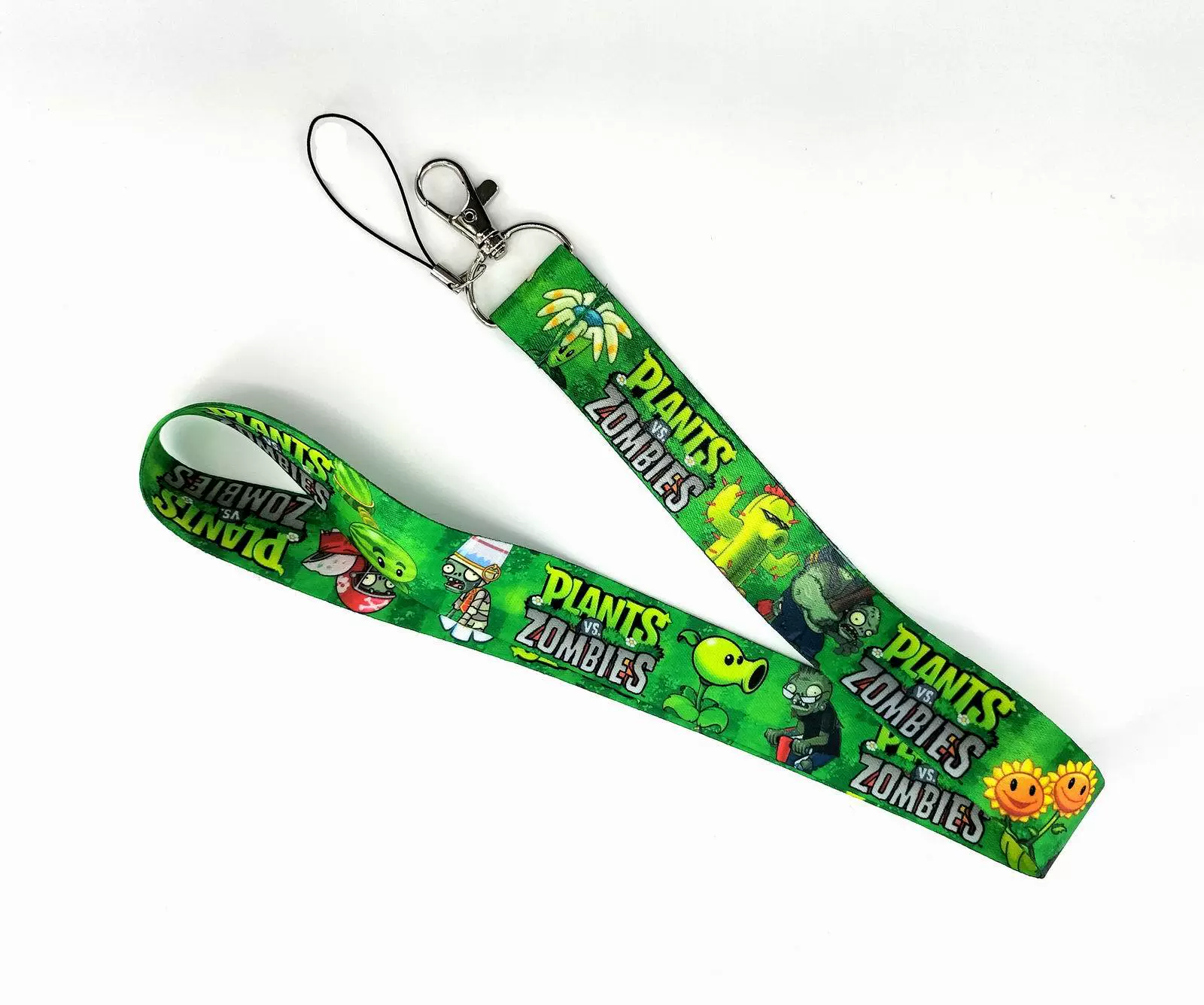 Plants vs. Zombies, cartoon long mobile phone, camera, strap