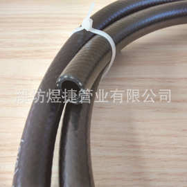 PVC丁腈橡塑黑色亮面内径5mm壁厚3mm 抗老化 软管 两胶一线高压管